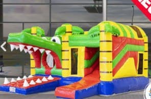 Dino Glijbaan springkussen huren